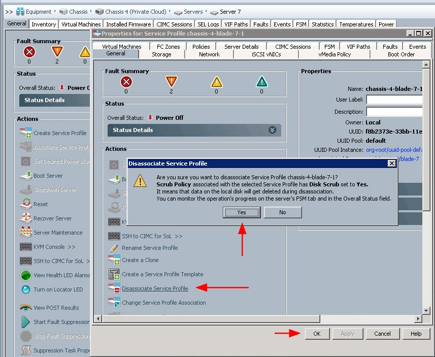 Disassociate_Service_Profile