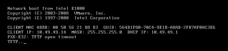 ESXi5clientHangNetbootBeforeDriveboot