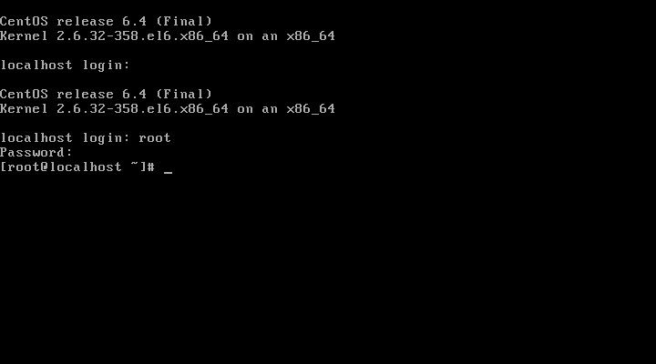 KVM_CentOS_64_login