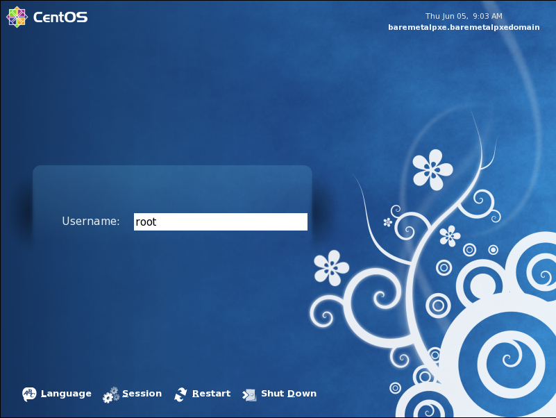OVF_Linux_001_LoginRoot
